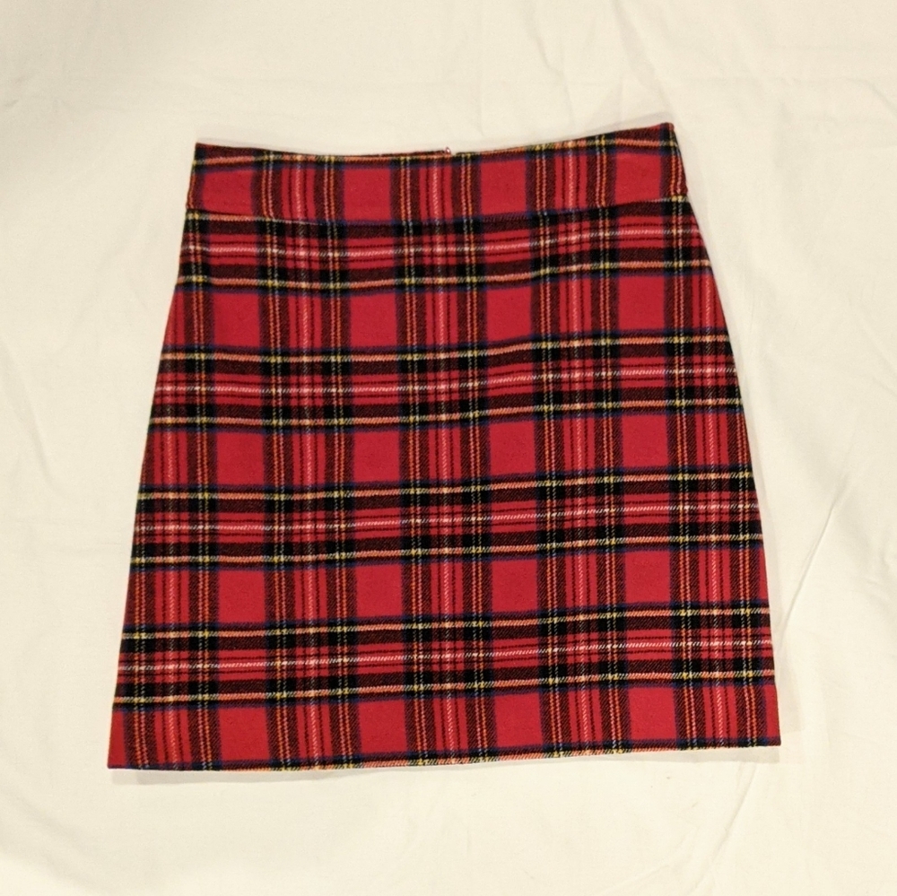 J. Crew Women's Plaid Skirt, Size 4